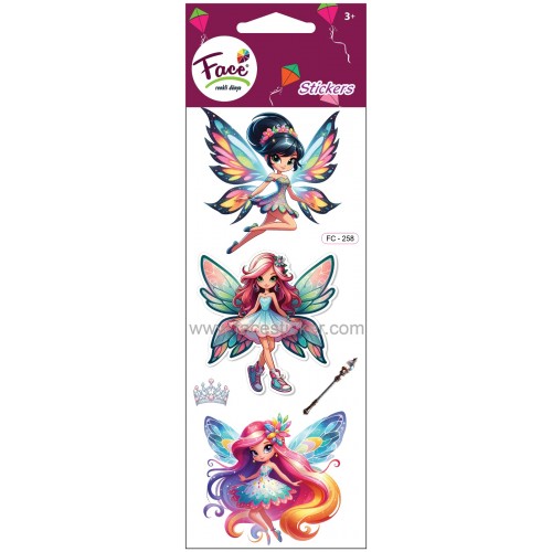 KANATLI PERİ STICKER FC-258